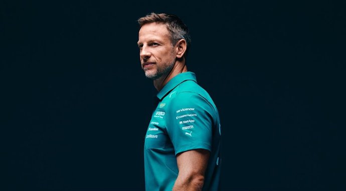 El expiloto de Fórmula Jenson Button, nuevo embajador del equipo de F1 Aston Martin.