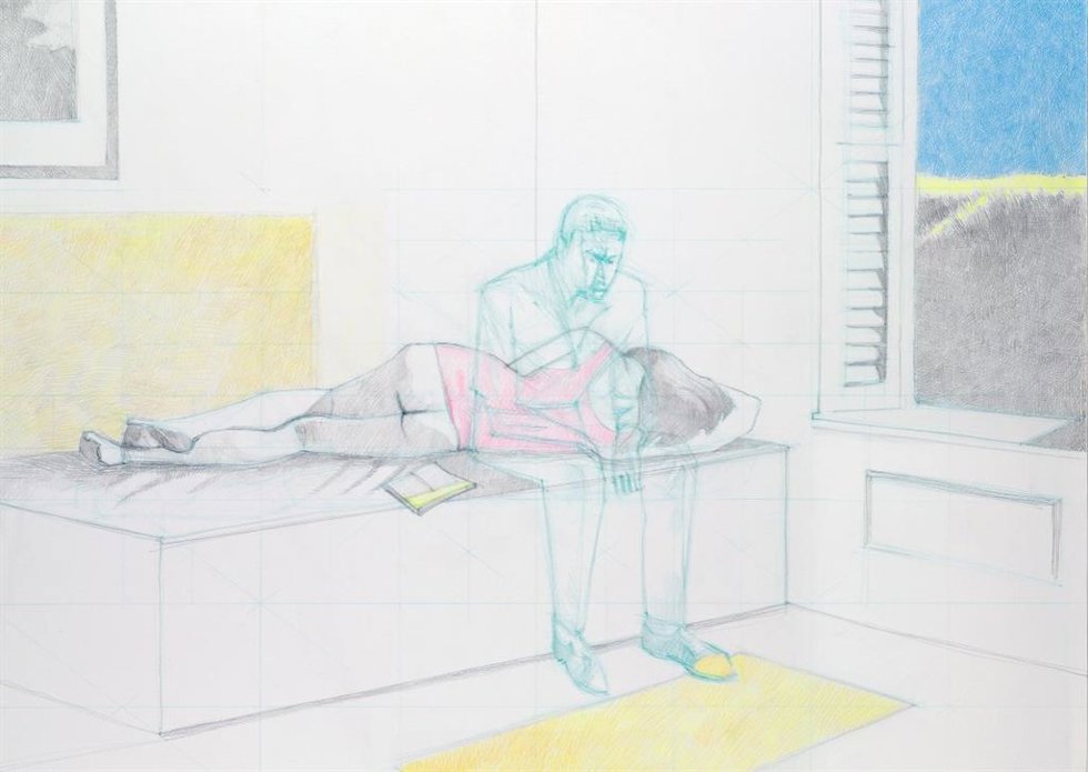 Obra de la muestra 'After Hopper. Grabados de José Antonio Azpilikueta'