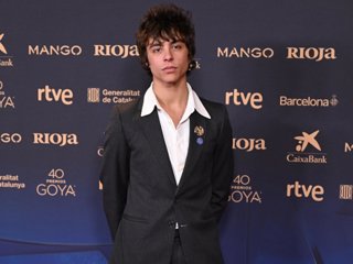 Mitch Robles, nominado a mejor actor revelación por 'ROomería', posa en el photocall del Encuentro de Nominados de la 40 edición de los Premios Goya, celebrado en el Real Casino de Madrid, a 02 de febrero de 2026, en Madrid