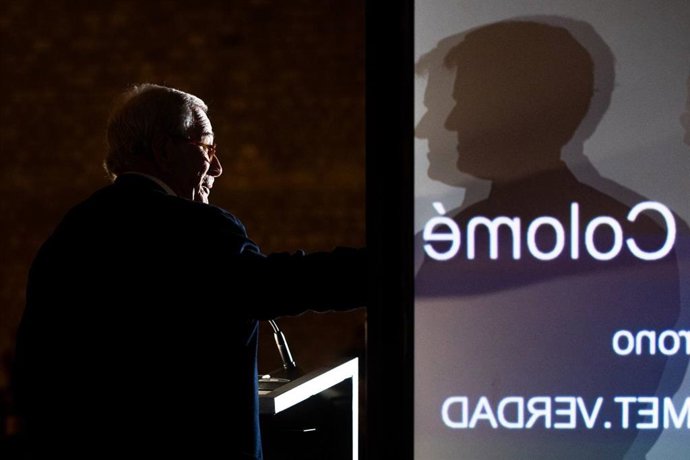 El exalcalde de Barcelona Xavier Trias durante el acto de presentación de la fundación Emet-Verdad