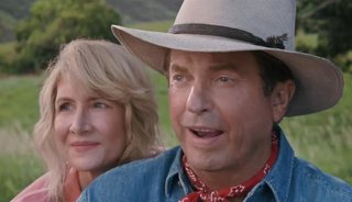 Sam Neill, Laura Dern y Jeff Goldblum vuelven a Jurassic Park... Pero hay truco