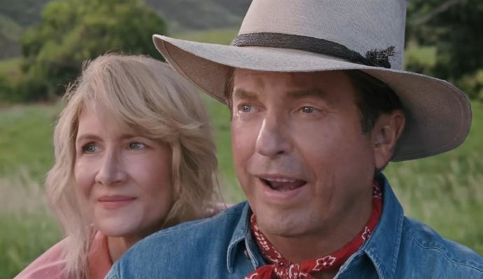 Sam Neill, Laura Dern y Jeff Goldblum vuelven a Jurassic Park... Pero hay truco