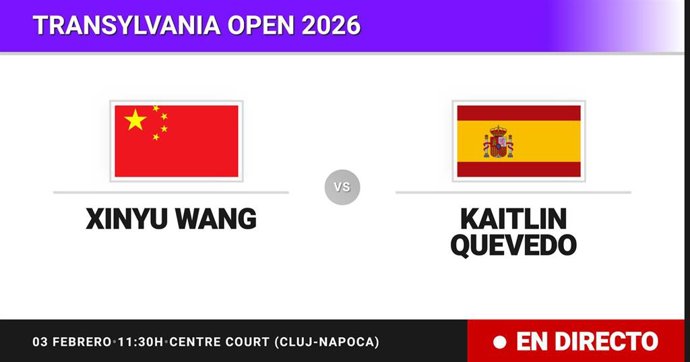 Xinyu Wang - Kaitlin Quevedo: resumen y estadísticas del partido de Dieciseisavos de final de Transylvania Open