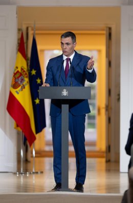 Archivo - El presidente del Gobierno, Pedro Sánchez