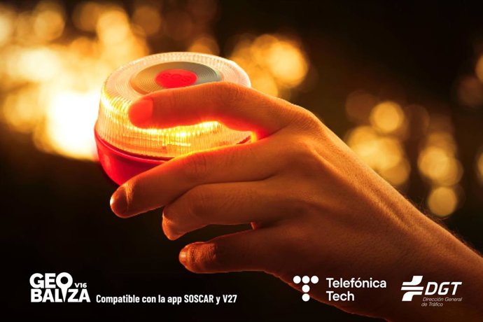 GEOBALIZA presenta la primera baliza V16 con triángulo virtual V27 integrado