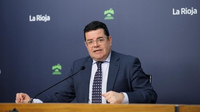 El portavoz del Gobierno de La Rioja, Alfonso Domínguez