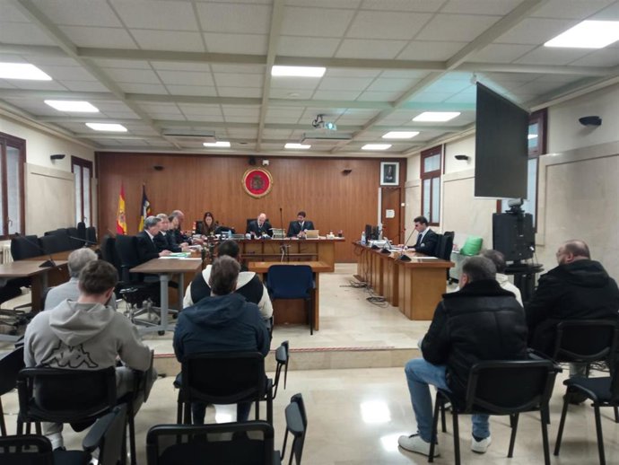 Los condenados, en la Audiencia Provincial.