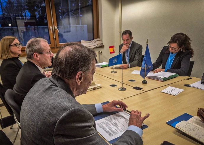 Imagen de la reunión del Consejo Ejecutivo de la Organización Mundial de la Salud.