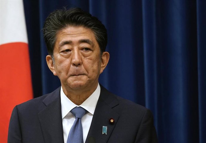 Archivo - Imagen de archivo del difundo ex primer ministro japonés Shinzo Abe.