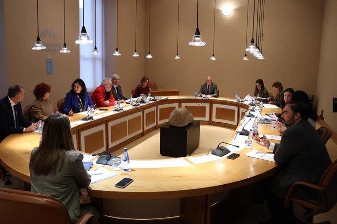 Xunta de portavoces del Parlamento de Galicia.