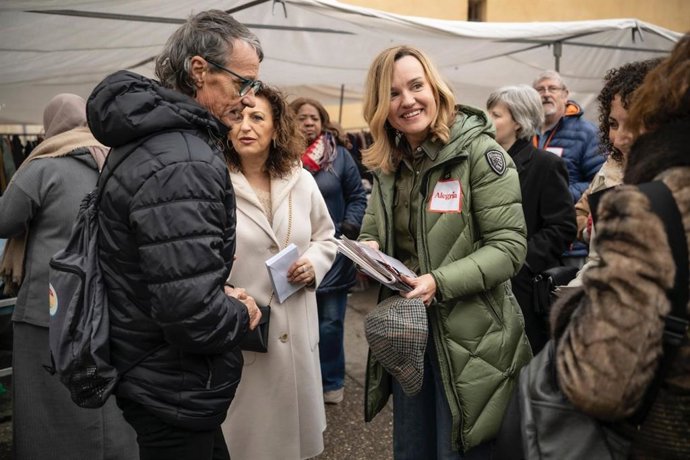 La candidata del PSOE a la Presidencia de Aragón, Pilar Alegría.