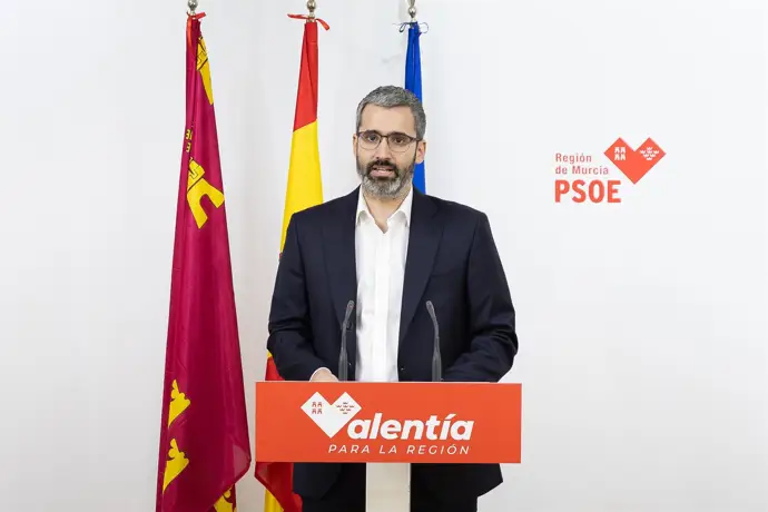 Francisco Lucas, secretario general del PSOE de la Región de Murcia