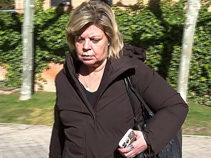 Terelu Campos, cabizbaja y con muy mala cara ante los insistentes rumores  de embarazo de Alejandra Rubio