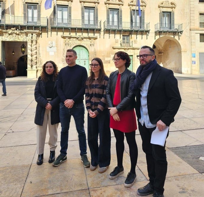 Ruda de prensa de Compromís sobre el caso de las VPP en Alicante