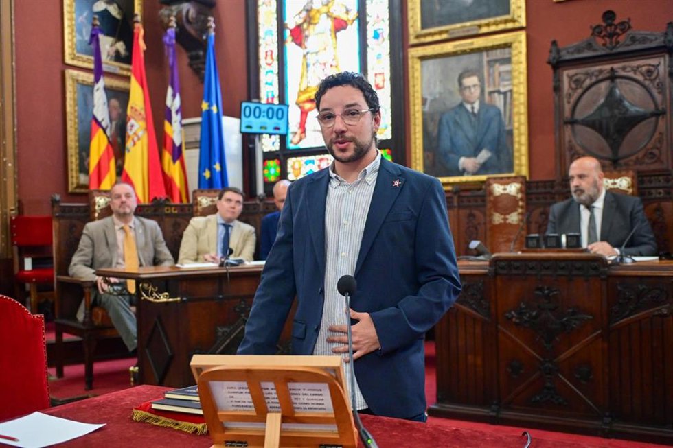 Archivo - El nuevo regidor del grupo socialista en el Ayuntamiento de Palma, Pepe Martínez.