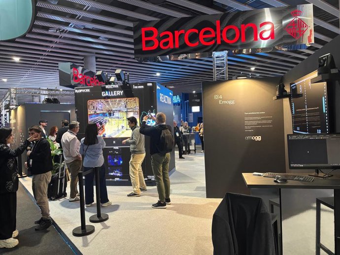 Stand de Barcelona Activa en el ISE 2026