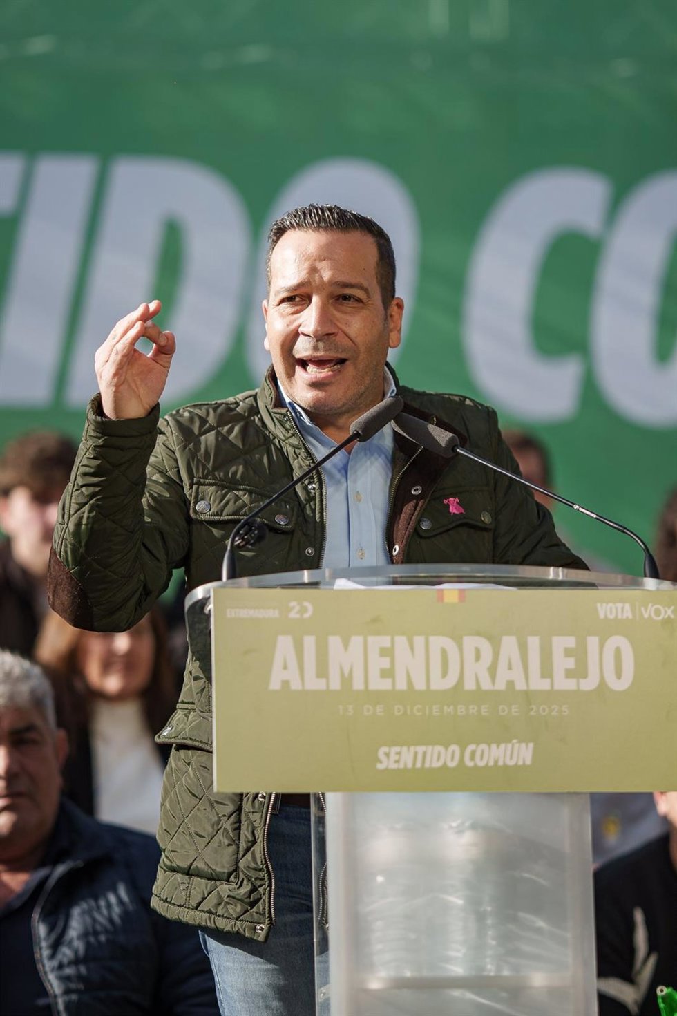 Archivo - El presidente del Grupo Parlamentario de Vox en la Asamblea de Extremadura, Óscar Fernández Calle, en una imagen de archivo