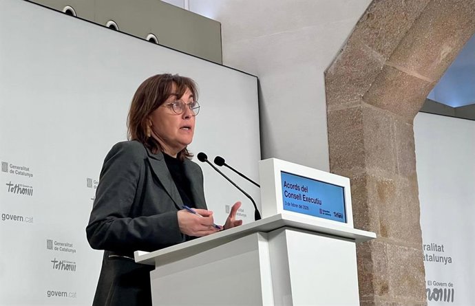 La consellera de Territori, Habitatge i Transició Ecològica i portaveu de la Generalitat, Sílvia Paneque