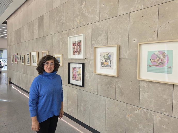 Quirónsalud Málaga pone en marcha una exposición de obras collage que recorre el proceso del cáncer desde la perspectiva de una paciente.