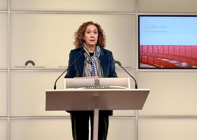 La portaveu d'ERC al Parlament, Ester Capella