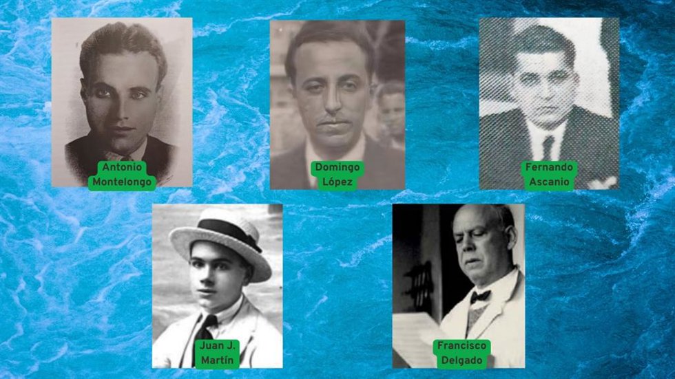 Personas desaparecidos en el océano, en Santa Cruz de Tenerife, en 1937