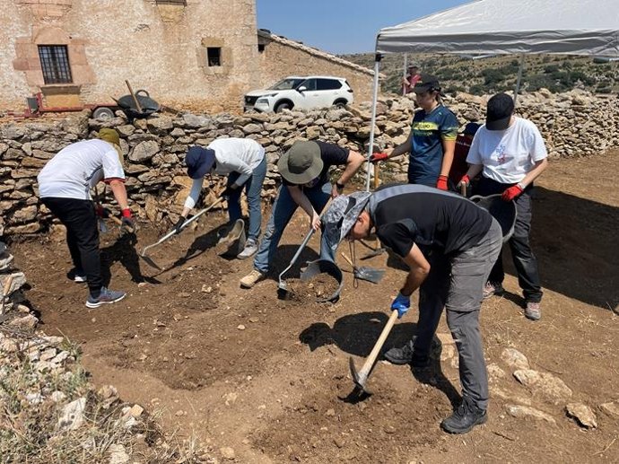 Trabajos de exhumación de fosas de la Guerra Civil