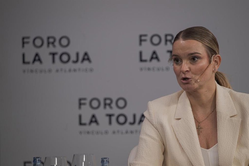 Archivo - La presidenta del Govern Balear, Marga Prohens, durante la segunda jornada del Foro La Toja, a 4 de octubre de 2024, en la Illa de Toxa, Pontevedra, Galicia (España).
