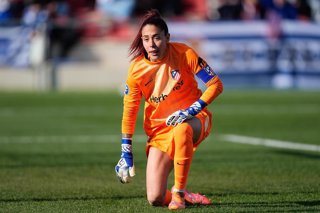 La portera y capitana del Atlético de Madrid Lola Gallardo