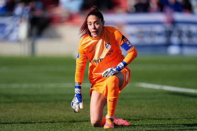 La portera y capitana del Atlético de Madrid Lola Gallardo