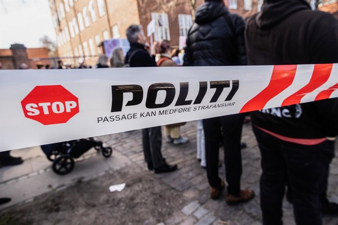 Archivo - Arquivo - Imagem de arquivo de uma área isolada pela Polícia da Dinamarca.