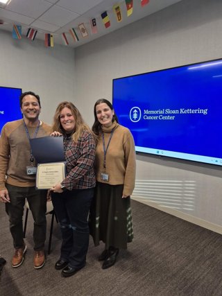 Especialistas en el encuentro celebrado en el Memorial Sloan Kettering Cancer Center.