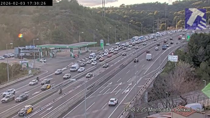 Retenció a la C-58 per un accident amb un ferit greu