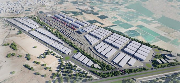 Zona logística industrial intermodal que plantean el Ayuntamiento de Astorga (León) y la Cámara de Comercio.