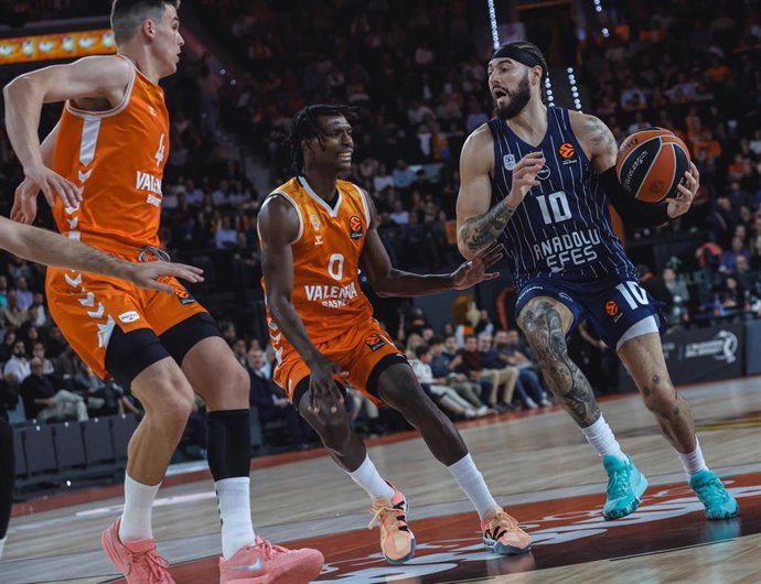 Valencia Basket contra Anadolu Efes en la Euroliga