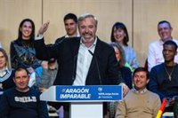 Azcón indica que no quiere que el Parador de Teruel sea recordado como "el parador de la fiesta de Ábalos"