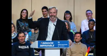 Azcón indica que no quiere que el Parador de Teruel sea recordado como "el parador de la fiesta de Ábalos"