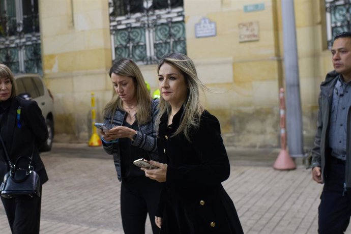 Archivo - La candidata presidencial colombiana Vicky Dávila