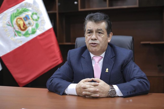 Archivo - September 26, 2025, Lima, PERU: lima 26 de septiembre de 2025 .Entrevista EXCLUSIVA PARA EL COMERCIO, con el fiscal de la Nación Interino Tomás Aladino Gálvez. fotos: Joel Alonzo