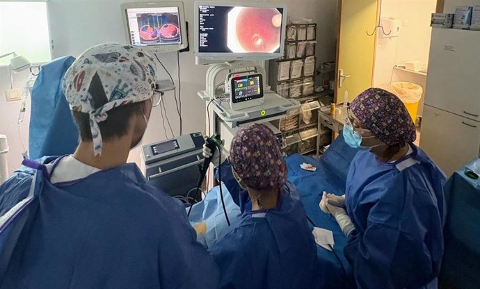 Doctores y especialistas del Hospital Clínico