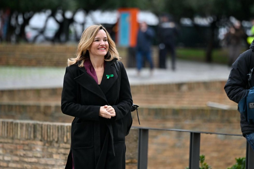 La candidata del PSOE a la Presidencia de Aragón, Pilar Alegría