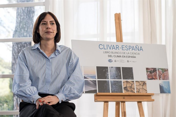 La ministra de Ciencia, Innovación y Universidades, Diana Morant, asiste a la presentación del libro blanco de la ciencia del clima en España, a 3 de febrero de 2026, en Madrid (España). Se trata de la última publicación de la red CLIVAR- España, editada 