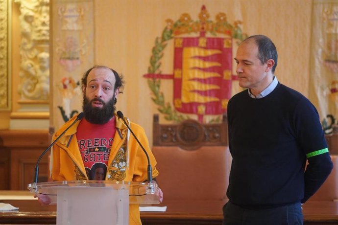 Jorge Muñoz (i) y Alejandro García Pellitero, durante la rueda de prensa.