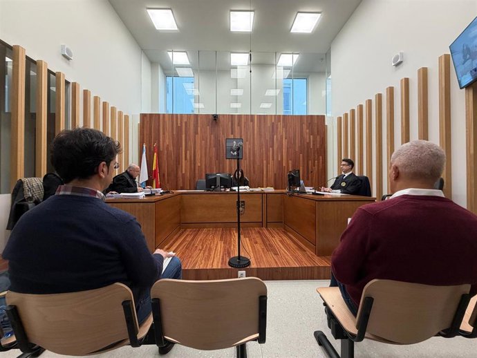 Imagen de lso acusados durante el juicio.