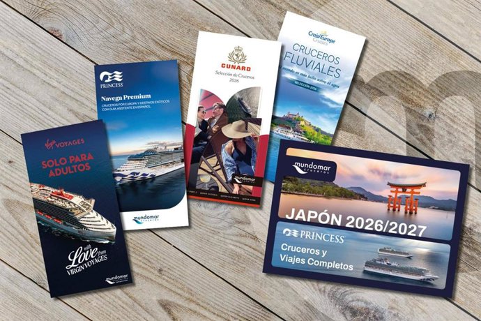 Mundomar Cruceros presenta los folletos 2026 con novedades destacadas