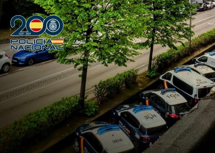 Carros da Polícia em Torrelavega