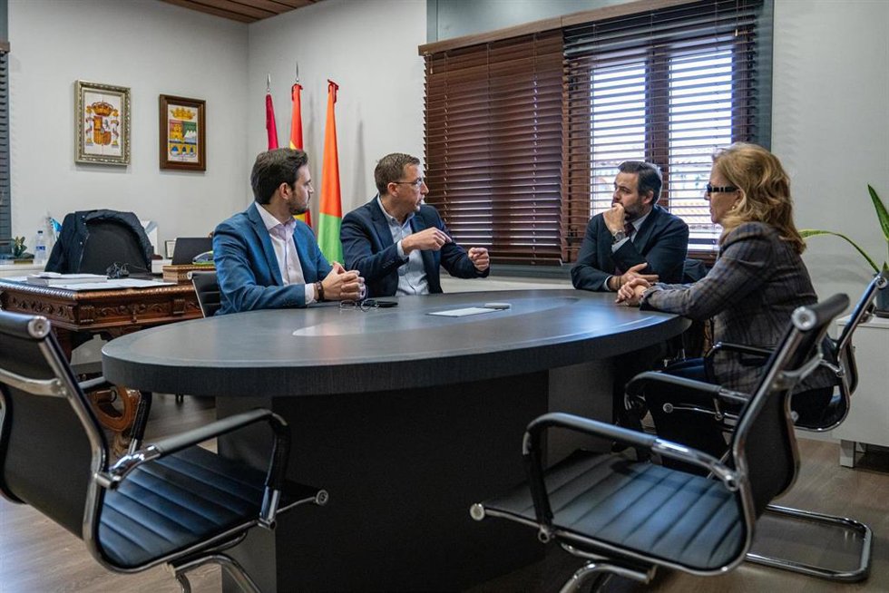 El presidente del Partido Popular de Castilla-La Mancha, Paco Núñez, en Seseña.