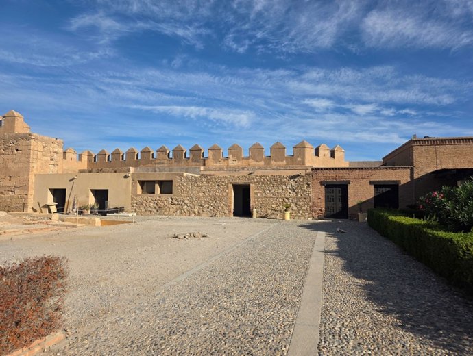 Zona de aseos en la Alcazaba de Almería.