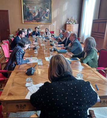 Reunión de este miércoles de la Junta de Portavoces.