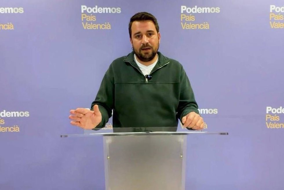 El portavoz de Podem PV Carlos Monsonís