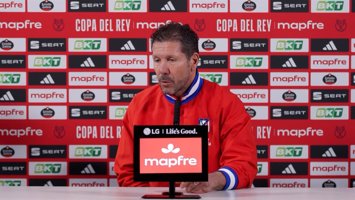 Diego Pablo Simeone: "Estoy contento con la plantilla, creo en ella"